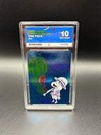 Japanese Watermelon Luffy One Piece Shueisha Summer Comics Fair 2026 promo in an ACE 10 Gem Mint graded slab, front view