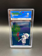 Japanese Watermelon Luffy One Piece Shueisha Summer Comics Fair 2026 promo in an ACE 9 Mint graded slab, front view