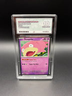 English Slowpoke #086 Black Star Promo 2026 Pokémon blister pack promo card in an ACE 10 Gem Mint graded slab, front view