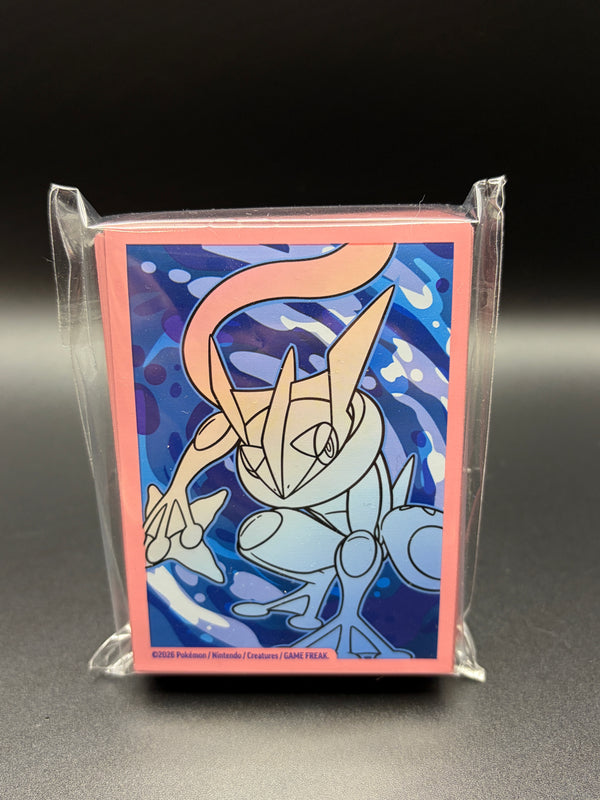 greninja card sleeves Froakie Evolution Stained Glass Holographic Kado Supplies which includes enough card sleeves for a full deck and a few extra Pokemon Center Japan Exclusive Card