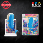 Pokemon 151C Dream Figure Vol 2 secret chase – Wailord figurine with display stand and 241/SV-P promo card