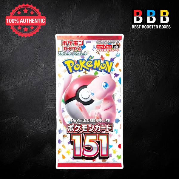 151 Booster Pack Sealed Japanese Pokemon Front