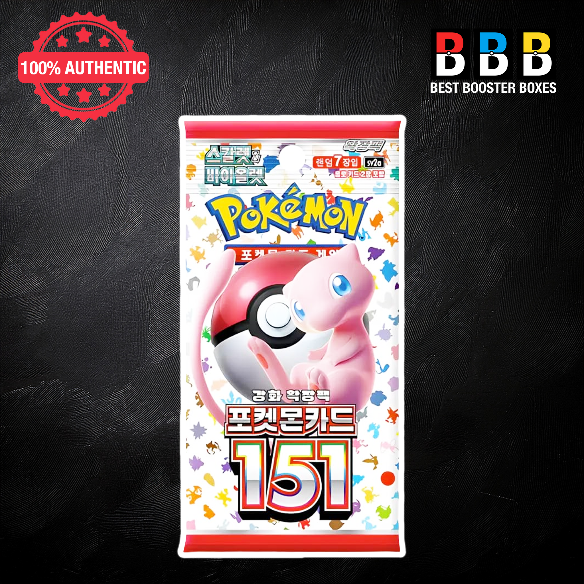 151 Booster Pack Sealed Korean Pokemon Front