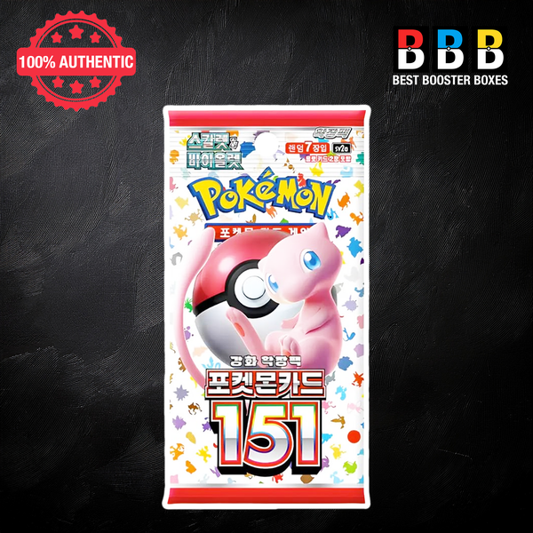 151 Booster Pack Sealed Korean Pokemon Front