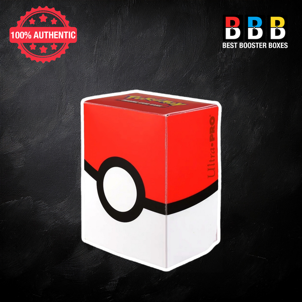 Ultra PRO Pokémon Poké Ball Deck Box by Best Booster Boxes – red and white card storage case holding up to 82 sleeved cards