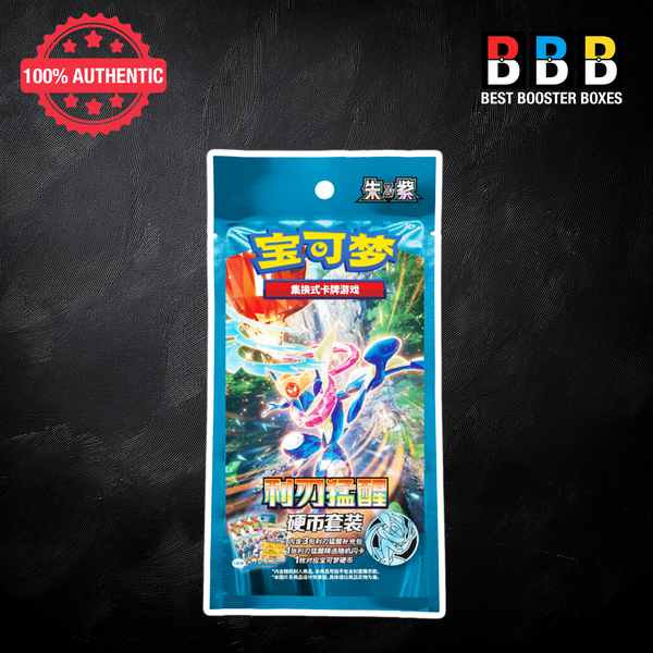 Pokémon Blade Awakening Blind Bag Contents – 3 Booster Packs, Promo Card and Coin, Simplified Chinese
