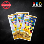 3x Pokémon TCG 30th Celebration Simplified Chinese Booster Packs – 6 cards per pack