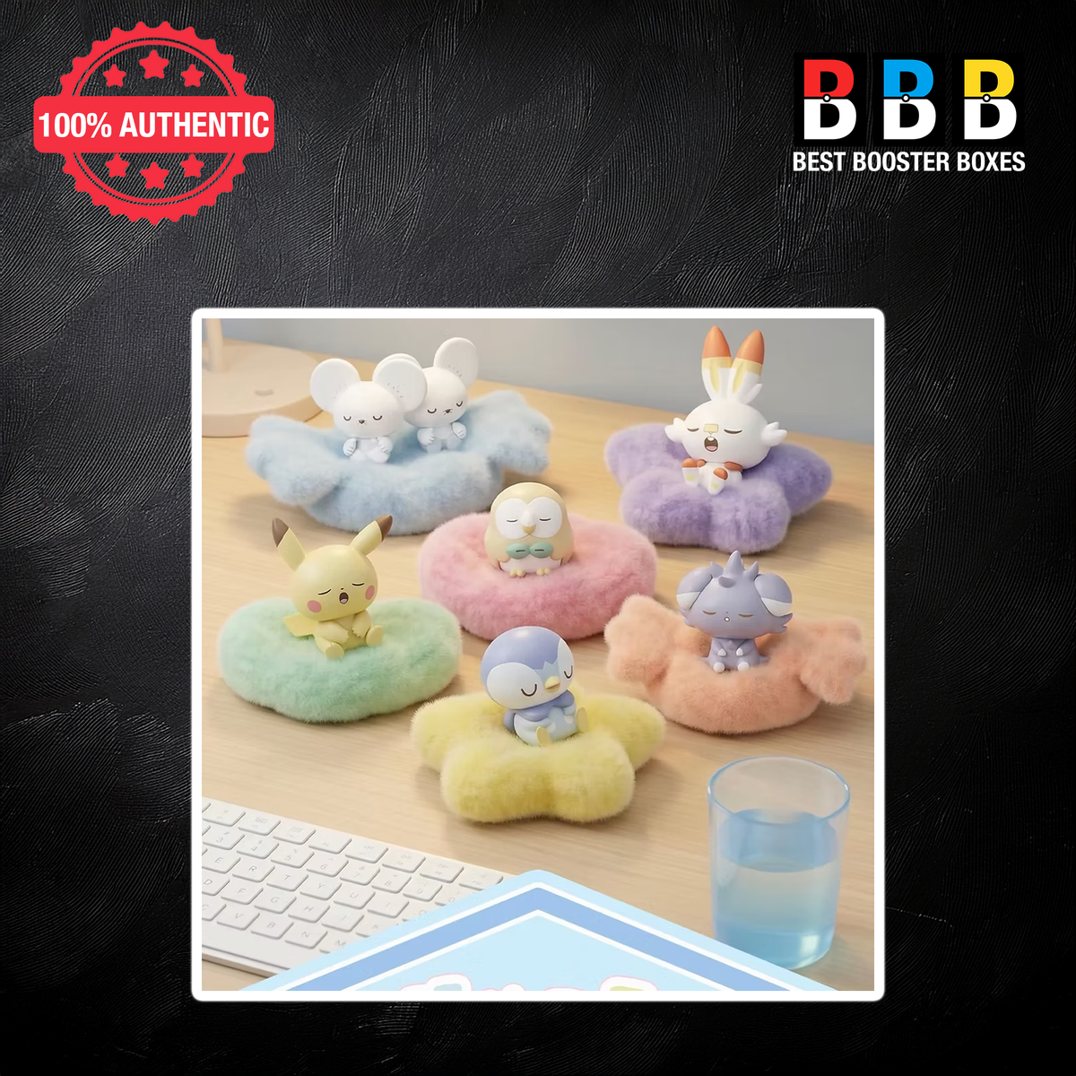 Six Pokemon PokéPeace Nap figures available to collect
