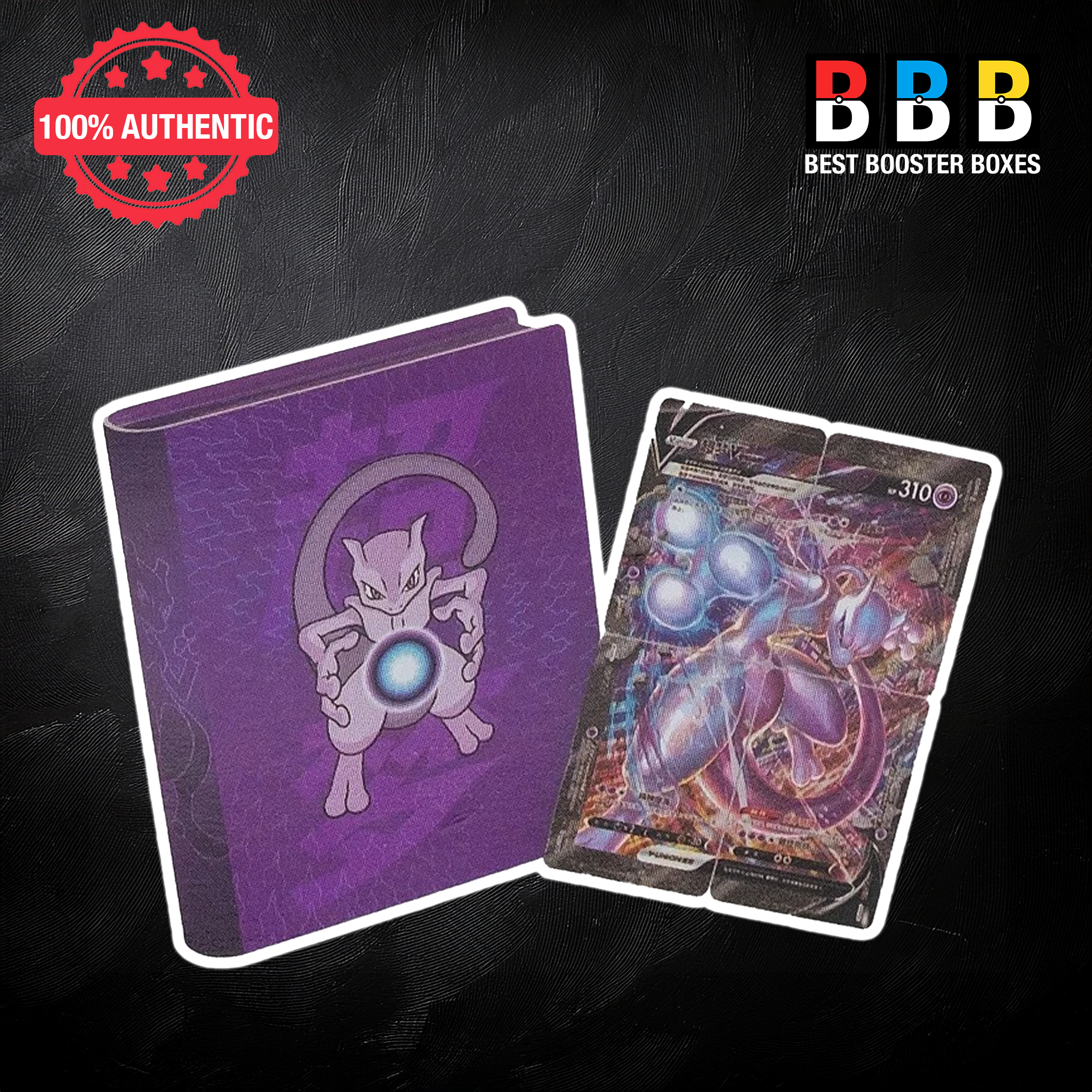 Pokemon V-Union Mewtwo Gift Box Simplified Chinese (CSEC) — Factory Sealed TCG UK Binder And Cards
