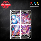 Pokemon V-Union Mewtwo Gift Box Simplified Chinese (CSEC) — Factory Sealed TCG UK 4 Cards Included