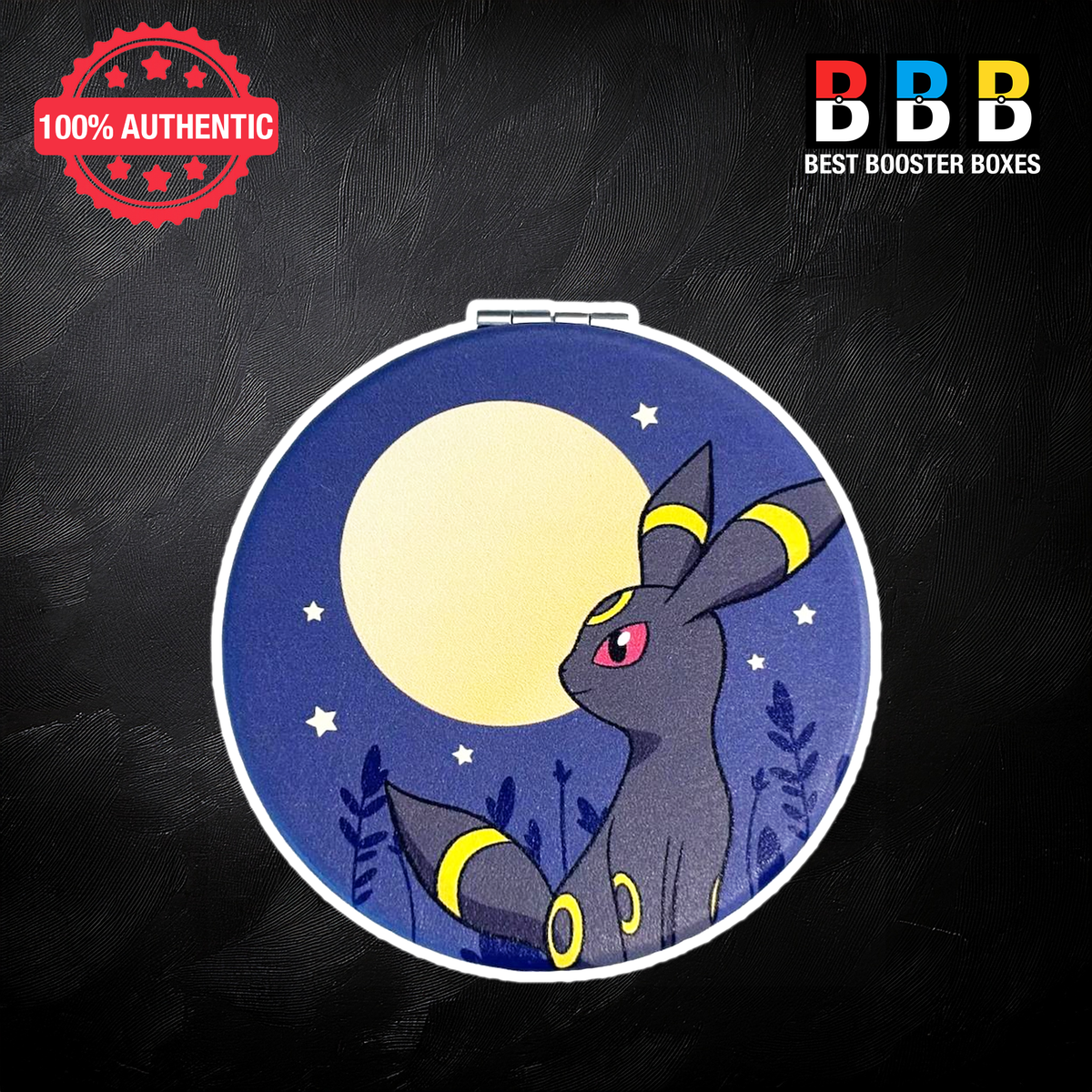 Exclusive Pokemon Mid-Autumn Festival themed small round pocket mirror from the 2026 Simplified Chinese gift box, autumn moon festival collectible
