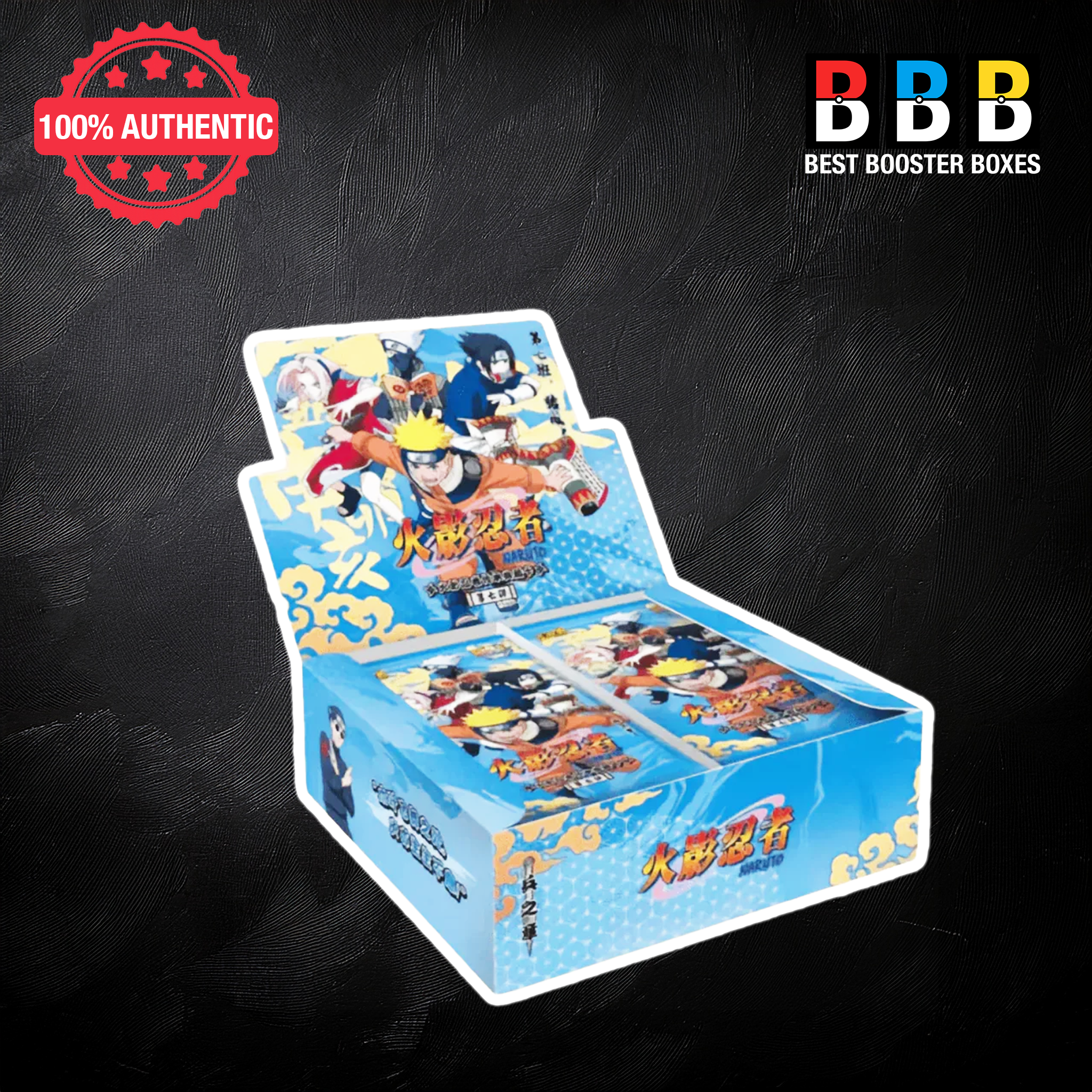 Naruto Chinese Kayou Legacy Card Collection Blue Booster Box (T2W7) – Sealed, 30 Packs