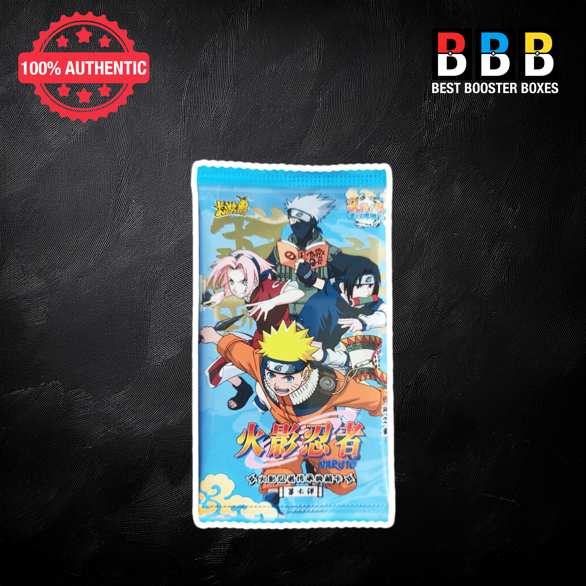 Naruto Kayou T2W7 Blue Booster Pack – 5 cards each, Chinese TCG
