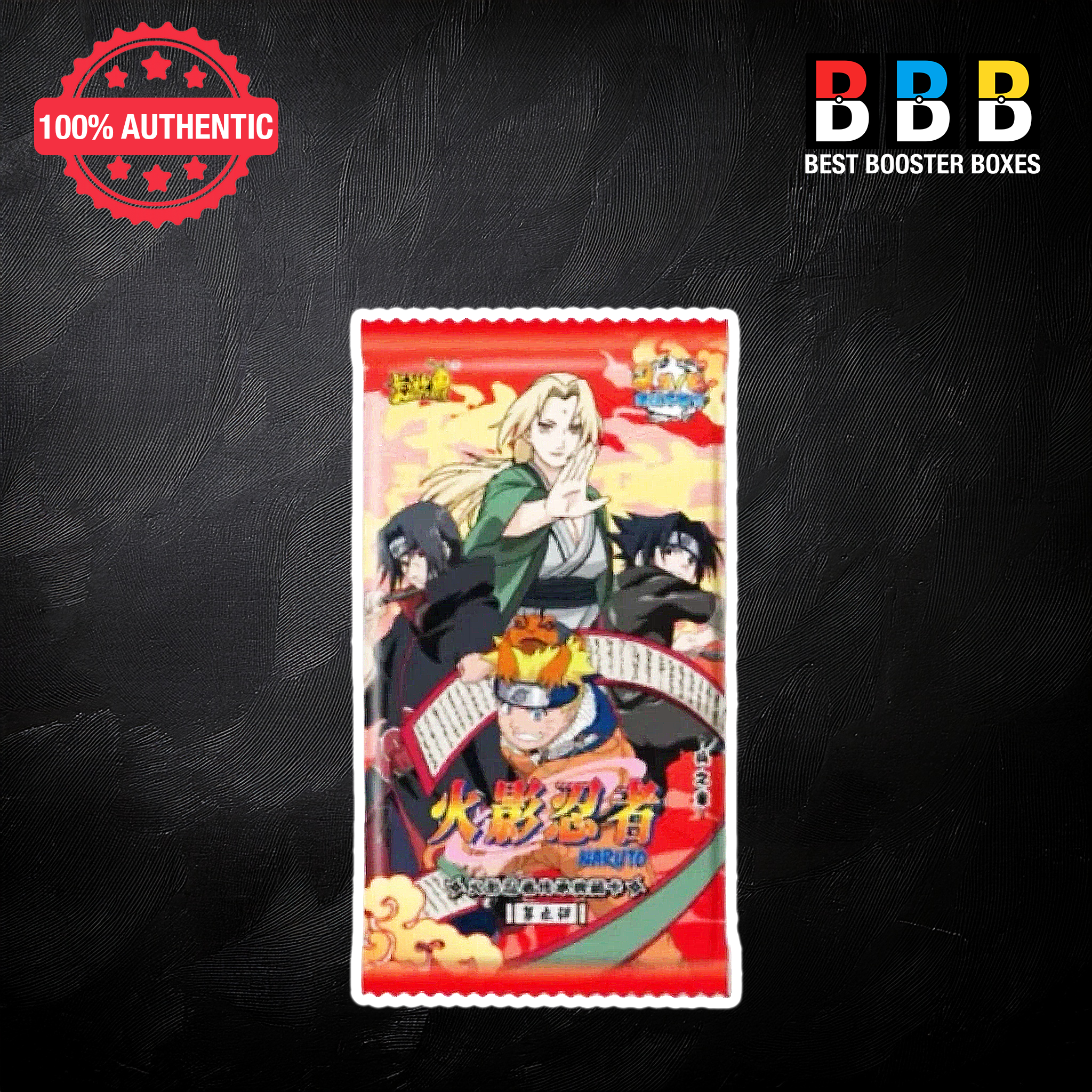 Naruto Kayou Soldier Chapter 2 Pink Booster Pack, 4 cards each, Factory Sealed