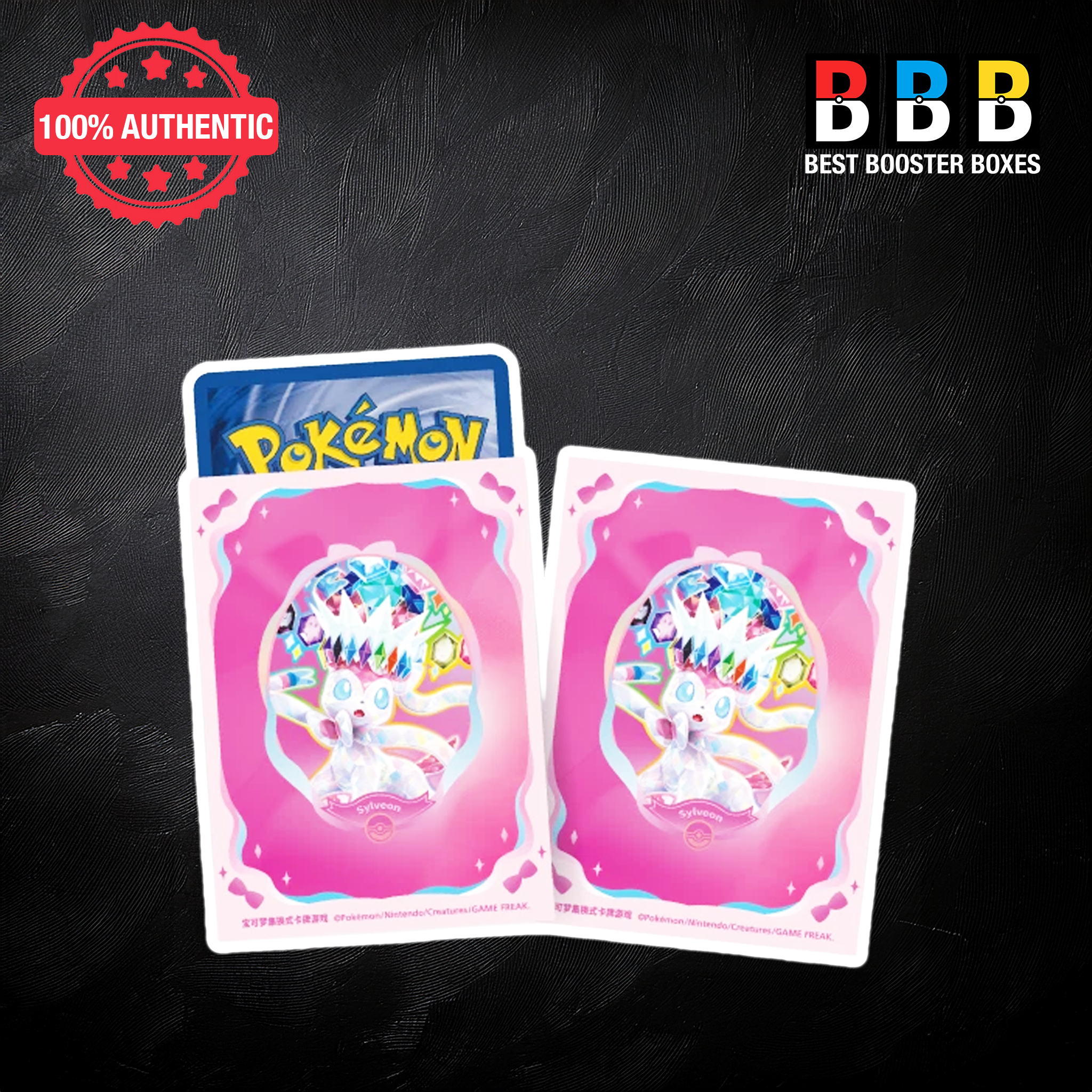 Pokémon Sylveon Card Sleeves (64 Pieces) — Included in Terastal Grand Gathering Gift Box (csv9.5 C)