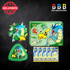 Pokemon 2026 Dragon Boat Festival Simplified Chinese Gift Box csv9C contents – Stellar Crystal booster packs, fridge magnet and triangle storage bag
