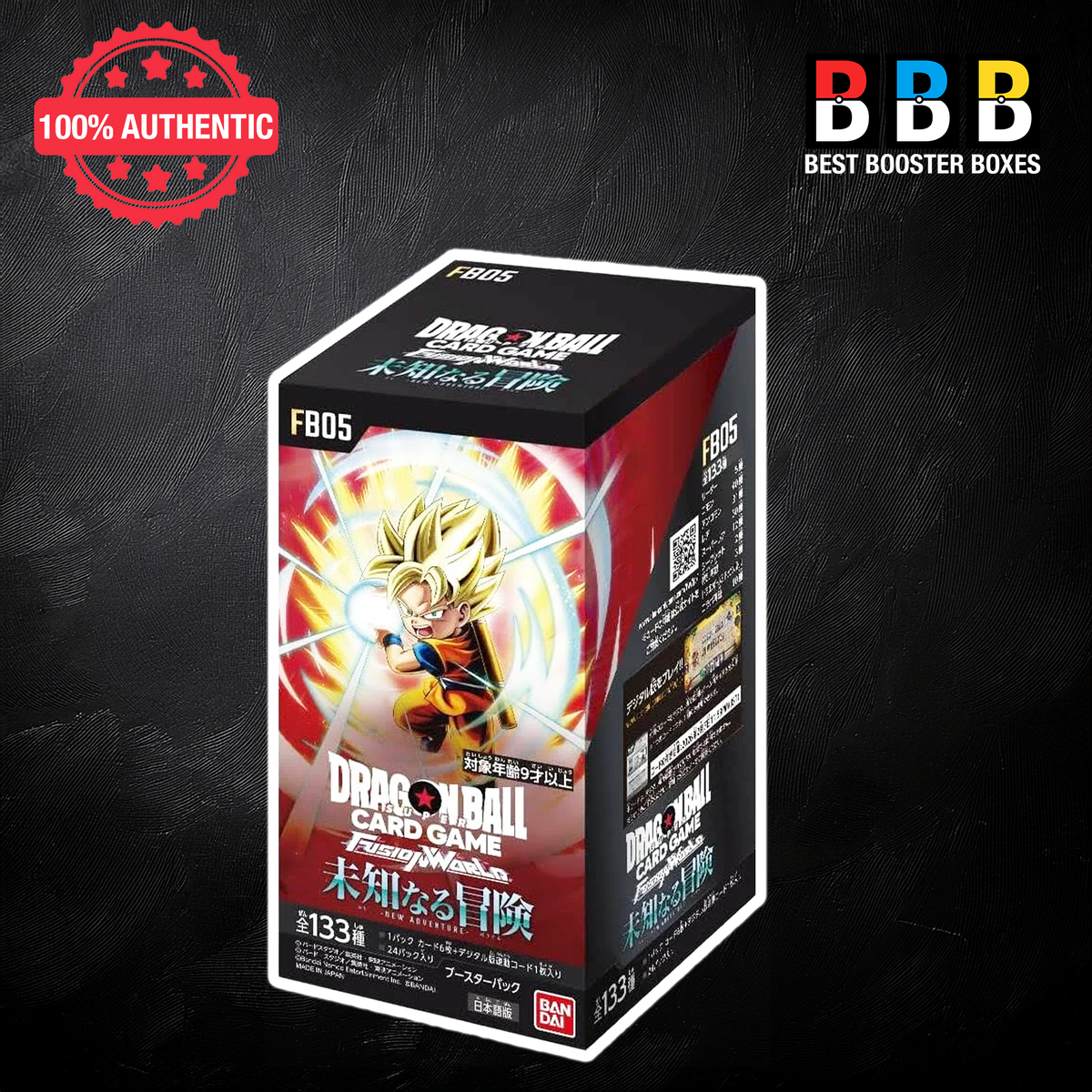 Dragon Ball Super Fusion World New Adventure FB05 Japanese booster box - 24 packs, 6 cards each