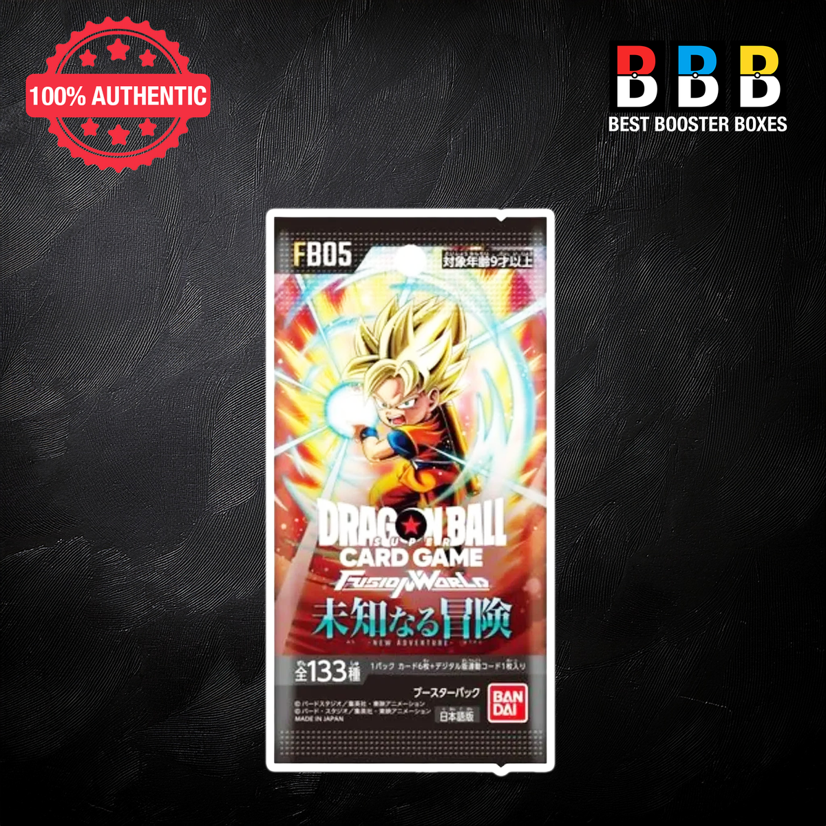 Dragon Ball Super Fusion World New Adventure FB05 Japanese booster pack - 6 cards each
