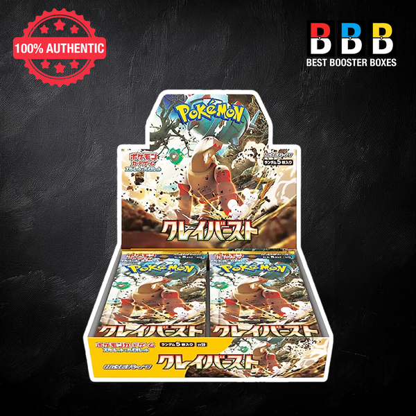 Clay Burst Booster Box Pokémon Japanese sv2D – Factory Sealed, 30 Packs