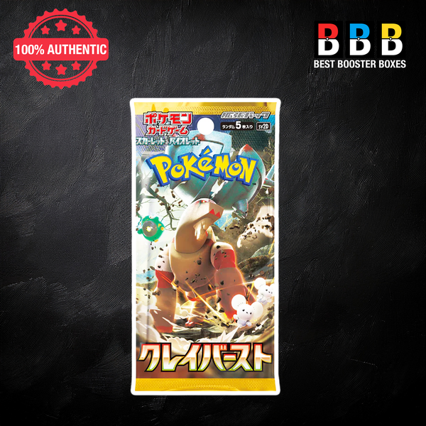 Clay Burst Booster Pack Pokémon Japanese sv2D – Factory Sealed