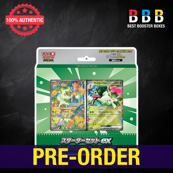 Pokemon Mega Starter Set Sprigatito & Meowscarada Ex Japanese Deck – Factory Sealed Box - Pre-Order Now
