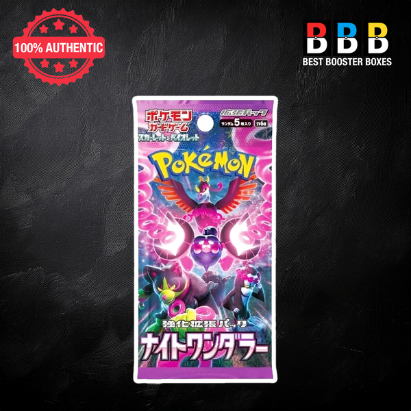Pokémon Night Wanderer Japanese Booster Pack (SV6a) — Factory Sealed, 5 Cards
