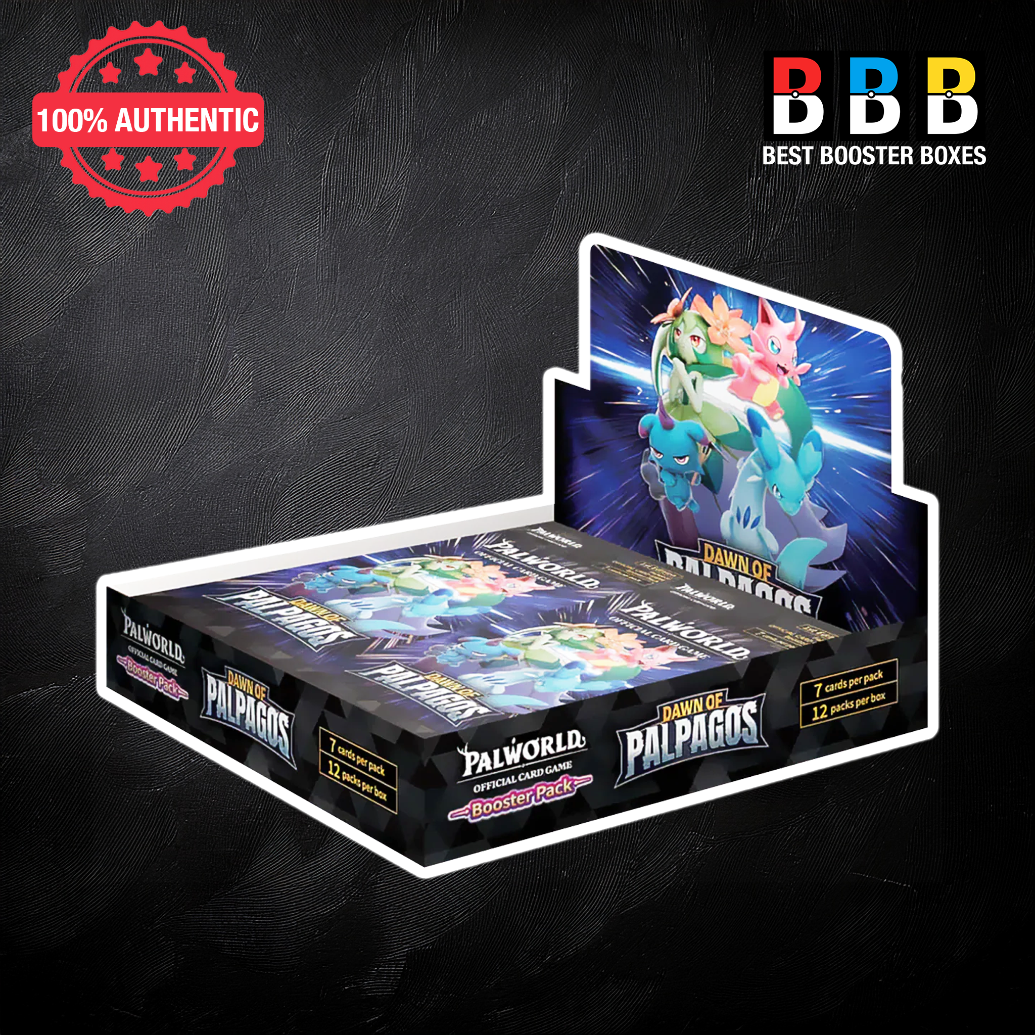 Palworld TCG Dawn of Palpagos Booster Box – Official Card Game, 12 Booster Packs, Factory Sealed
