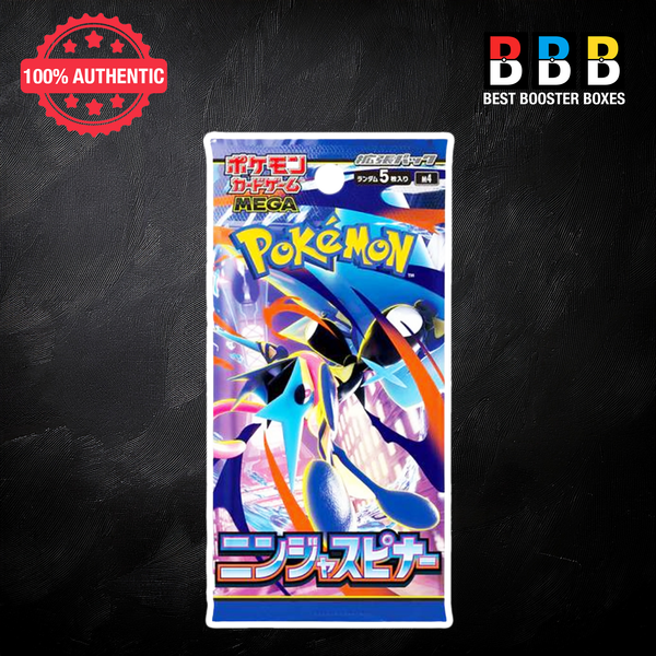 Ninja Spinner Booster Pack Sealed Pokémon Japanese (M4) – 5-card factory sealed pack | Best Booster Boxes UK