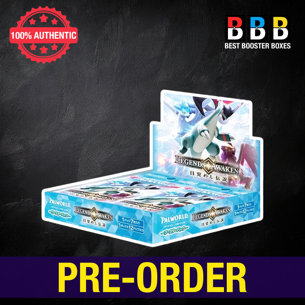 Palworld TCG Legends Awaken Japanese Vol 2 booster box with pre-order banner