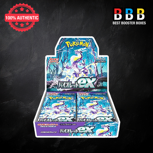 Sealed Pokémon Violet Ex Japanese Booster Box sv1V — 30 packs, factory sealed, Best Booster Boxes UK