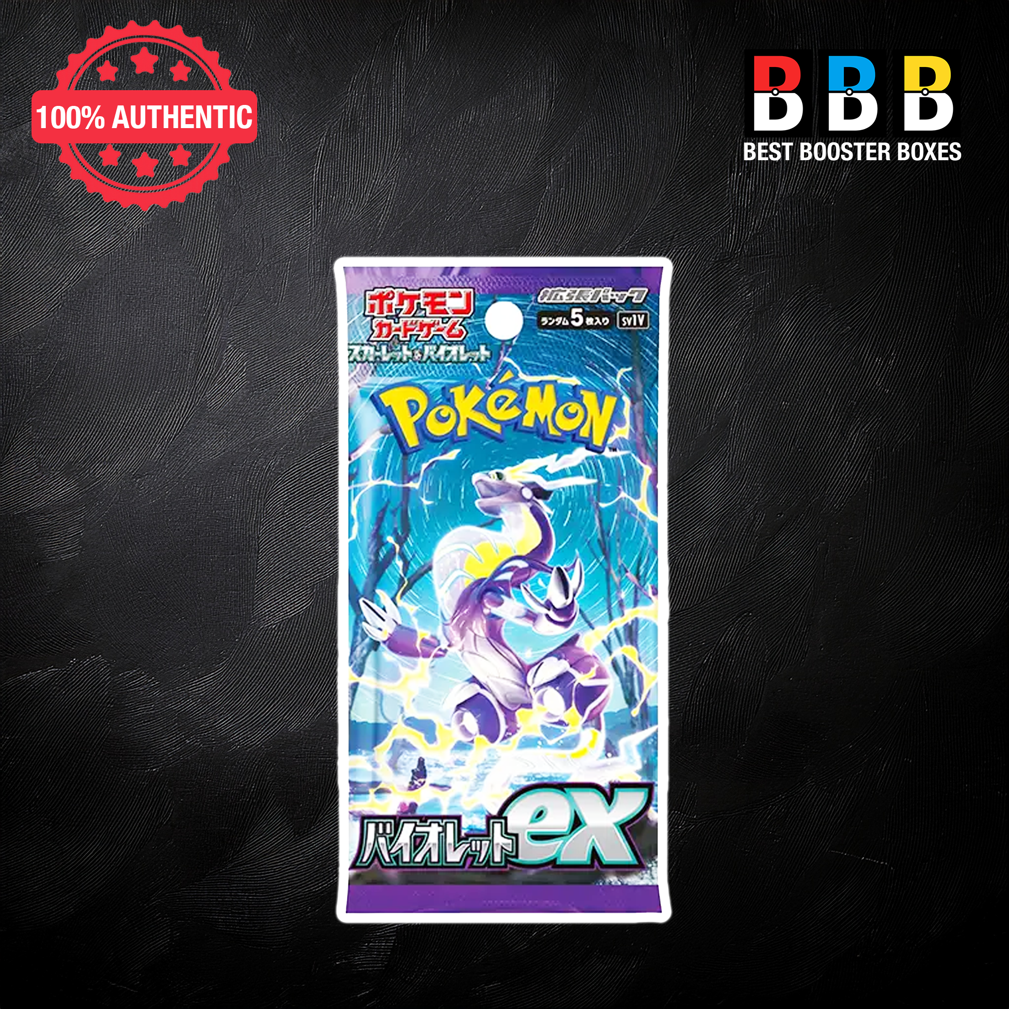 Sealed Pokémon Violet Ex Japanese Booster Pack sv1V — 5 cards per pack, factory sealed, Best Booster Boxes UK