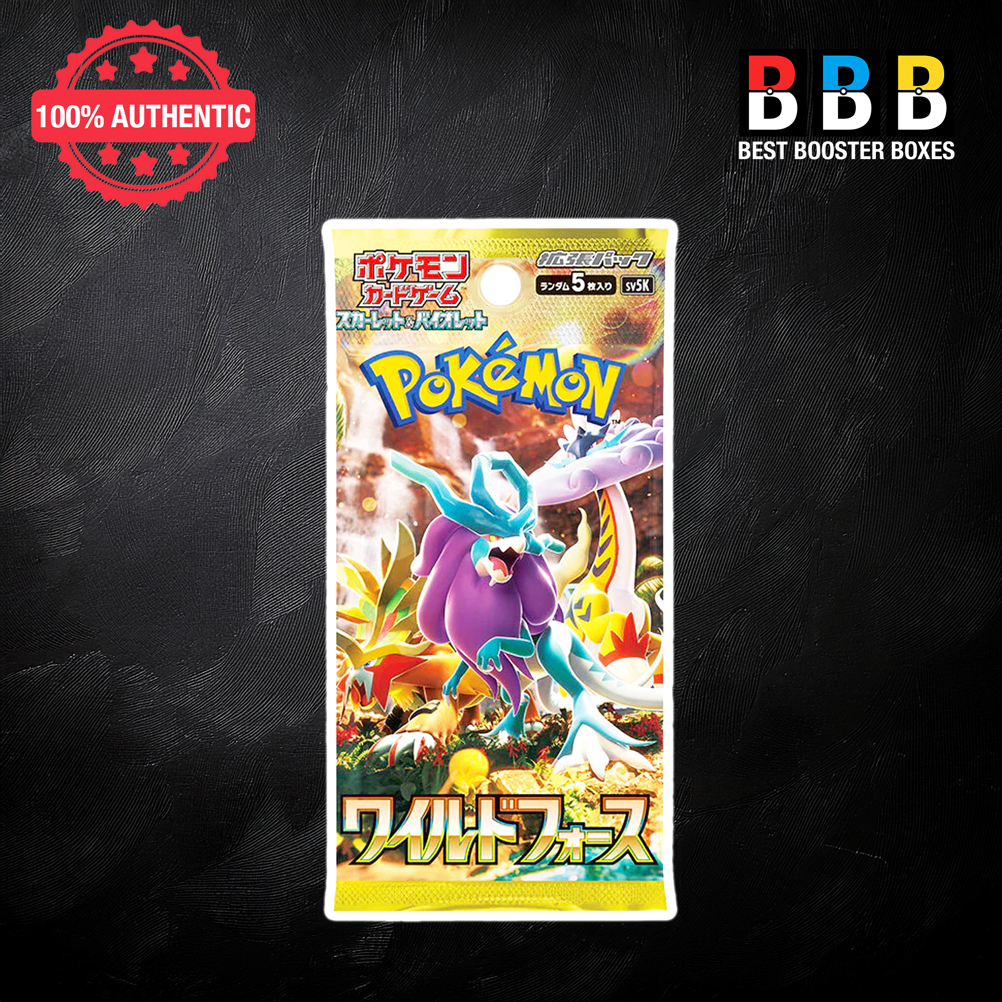 Pokémon Japanese Wild Force Booster Pack (SV5K) — Factory Sealed | Best Booster Boxes UK