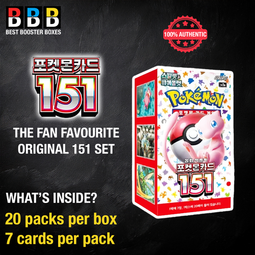 Korean Pokmon Cards UK | Authentic Booster Boxes  Best Booster Boxes
