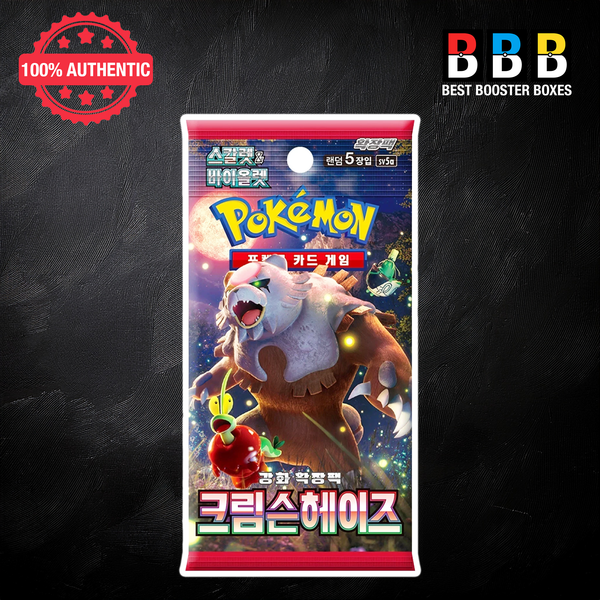 Crimson Haze Booster Pack Sealed Pokémon Korean sv5a - Premium Trading Card Pack