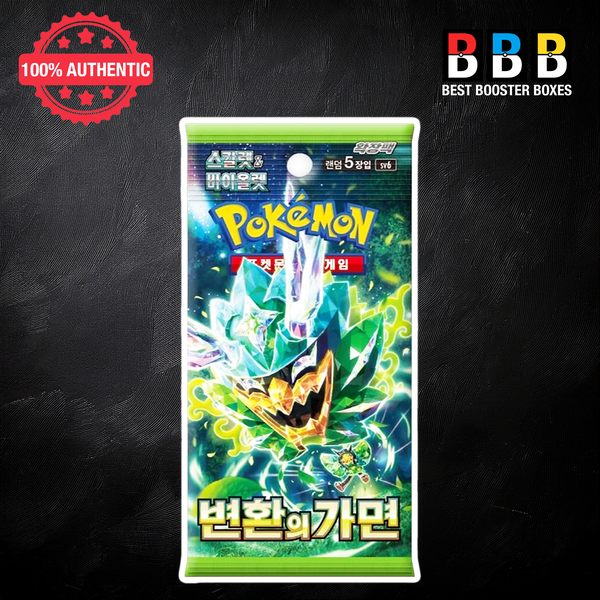 Mask Of Change Booster Pack Sealed Pokémon Korean sv6 - Premium Trading Card Pack