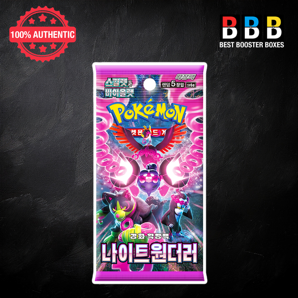 Korean Night Wanderer Booster Pack sv6a - Factory sealed Pokémon TCG pack with 5 cards