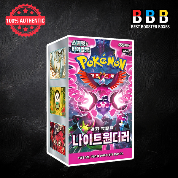 Night Wanderer Booster Box Sealed Korean Pokemon Front