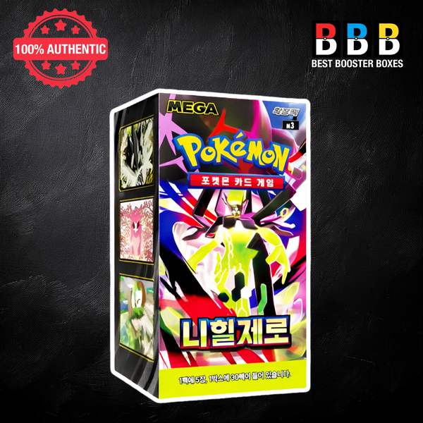 Pokémon Nihil Zero Booster Box Korean M3 sealed 30 packs factory sealed