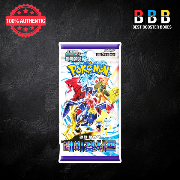 Pokémon Korean Raging Surf Booster Pack (sv3a) – Factory Sealed, 5 Cards