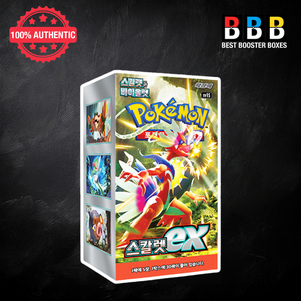 Scarlet Ex Korean Pokémon Booster Box sv1S - Sealed Factory Box - 30 Packs - UK