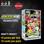 Pokémon Korean Shiny Treasure EX Booster Box sv4a product details - Paldean Fates equivalent with 10 packs