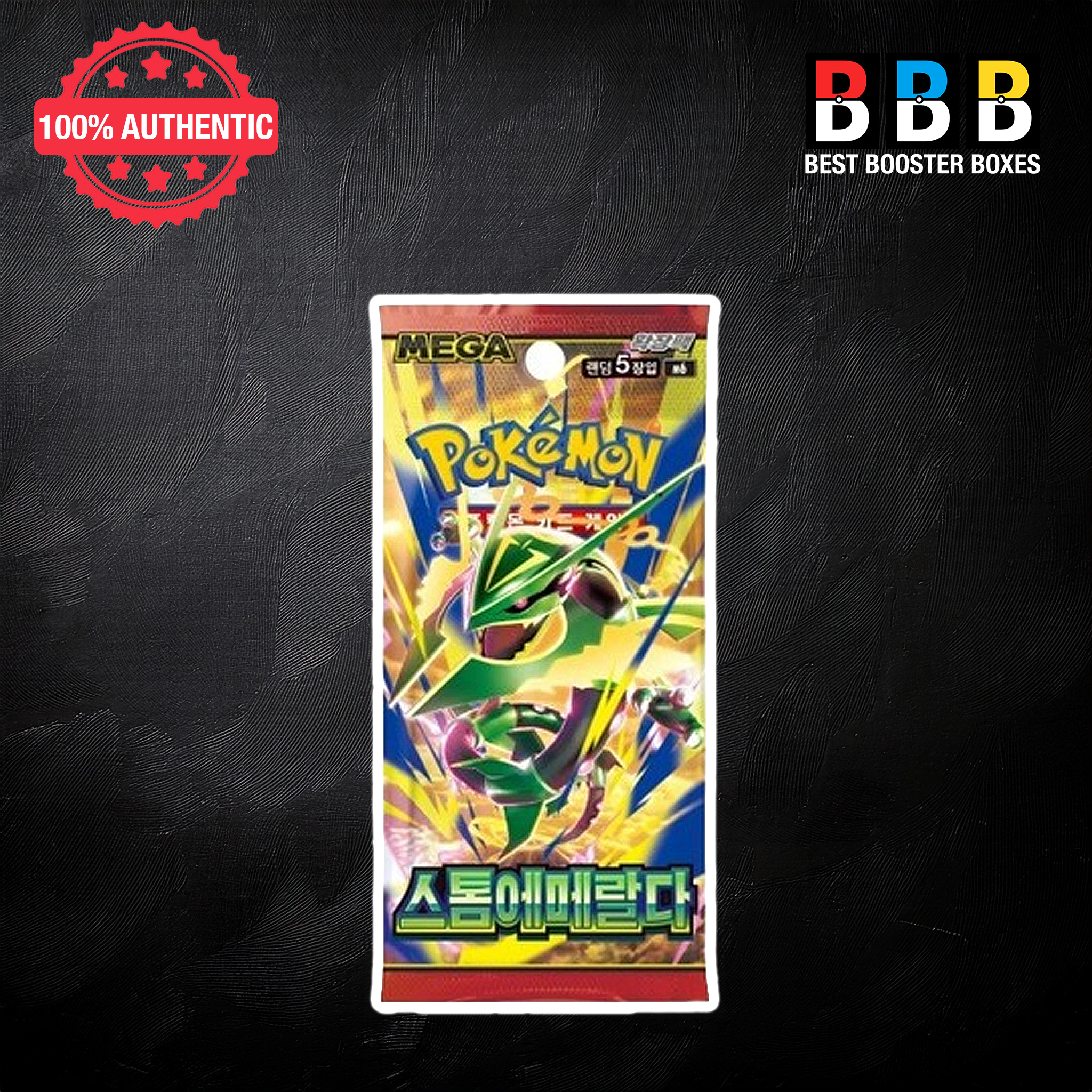 Storm Emeralda Korean Pokémon TCG Booster Pack M6 – 5 Cards Per Pack, Factory Sealed – Best Booster Boxes UK