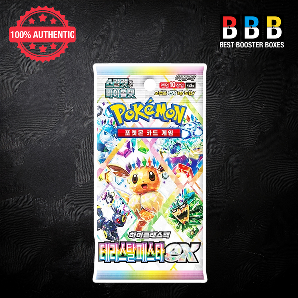 Korean Terastal Festival Booster Pack sv8a - Factory sealed Pokémon TCG pack with 10 cards