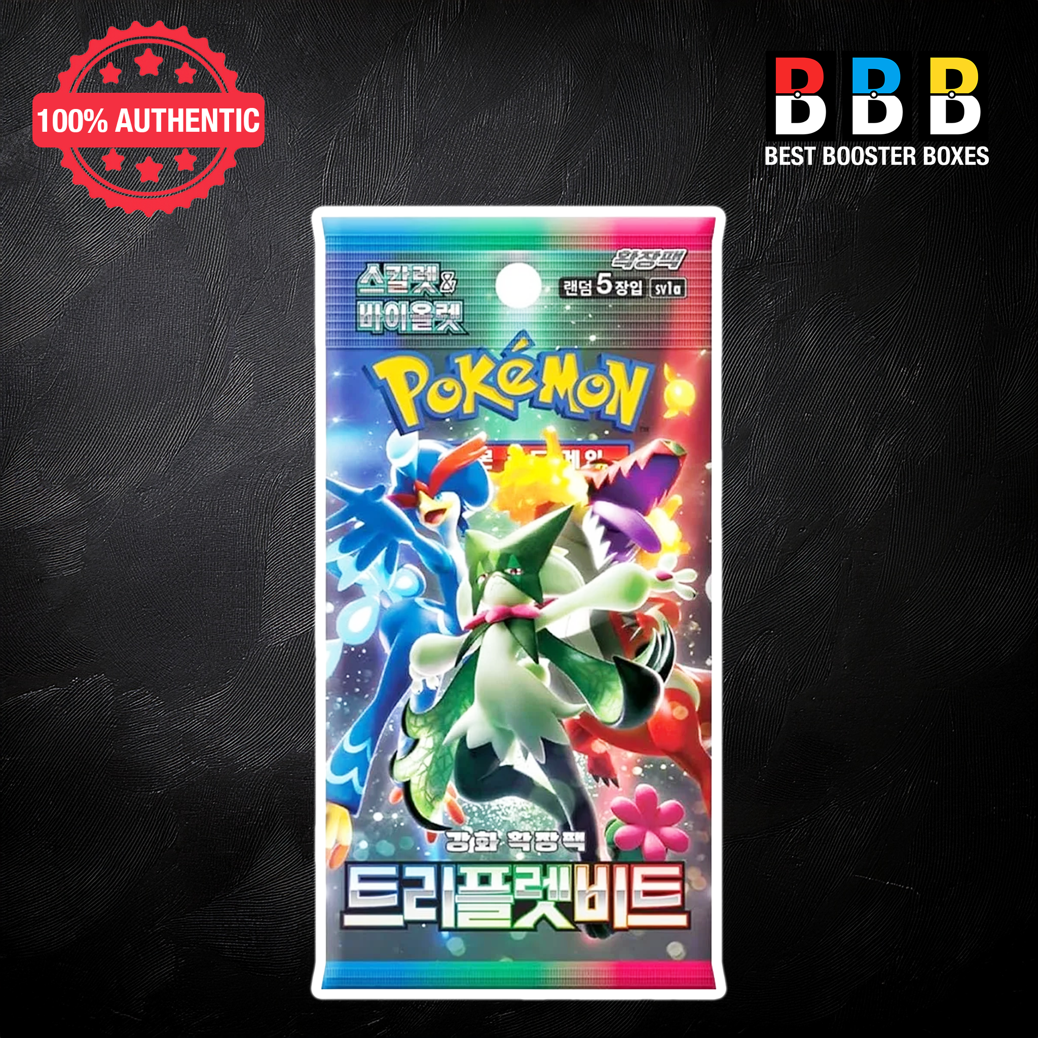 Triple Beat Booster Pack Sealed Pokémon Korean (sv1a) – Product Details