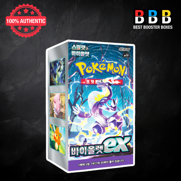 Violet Ex Korean Pokémon Booster Box sv1V - Sealed Factory Box - 30 Packs - UK
