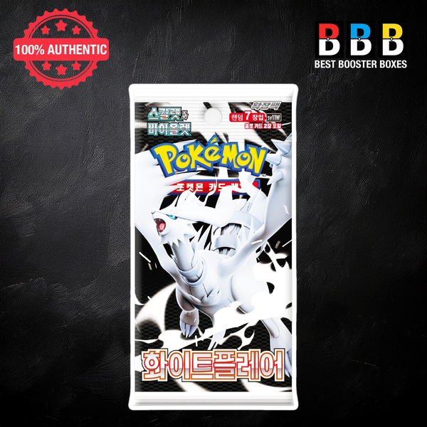 Korean White Flare Booster Pack sv11w - Factory sealed Pokémon TCG pack with 7 cards
