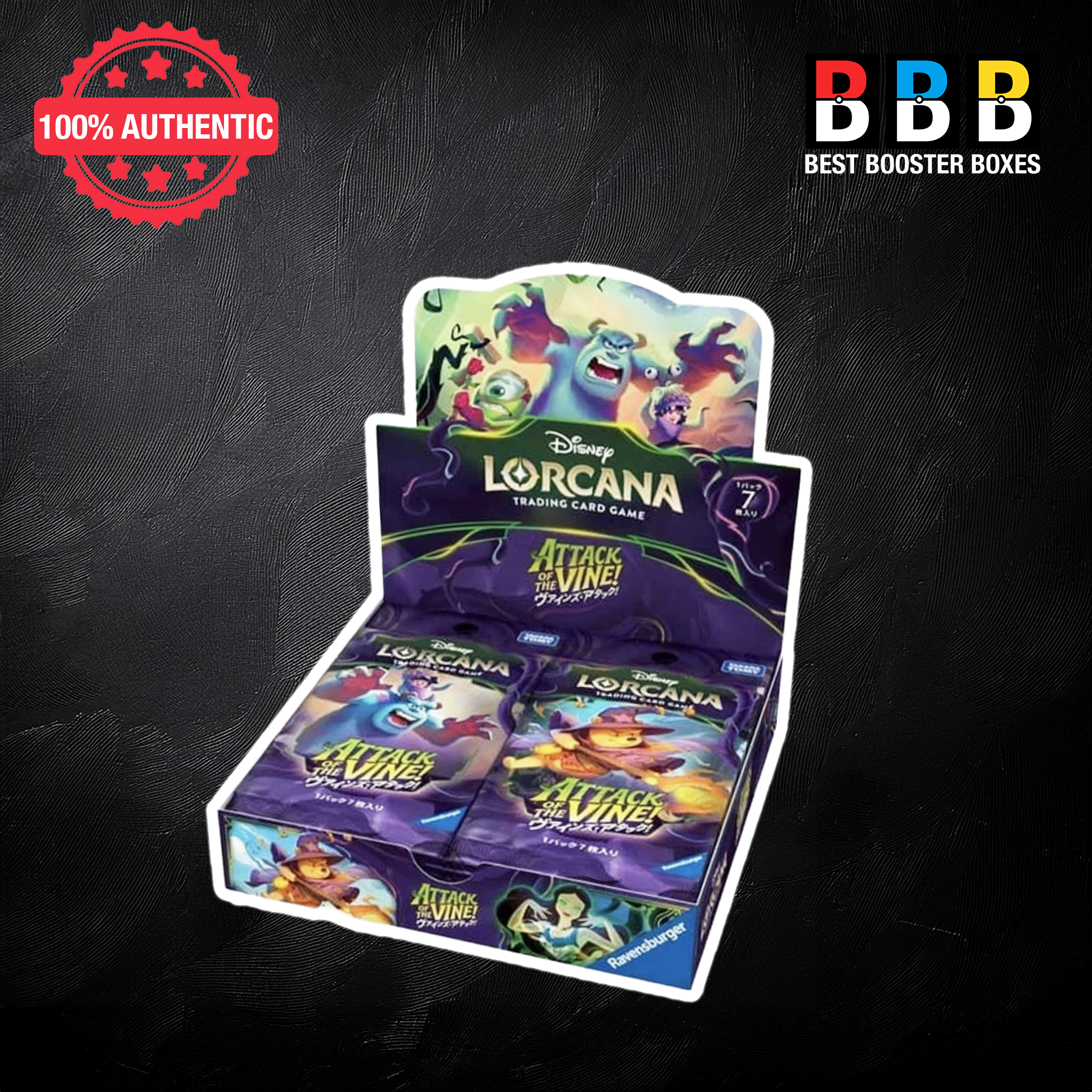 Disney Lorcana Attack Of The Vine Japanese Booster Box – Sealed, 16 Packs | Best Booster Boxes UK