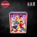 Disney Lorcana TCG Goofy Goof Troop Deck Case Set 9 Fabled – Goofy, Pete and Max illustrated art, 80-card capacity, Best Booster Boxes UK