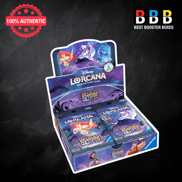 Disney Lorcana Ursula's Return Japanese Booster Box – 16 Packs, Sealed by Takara Tomy