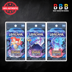 Disney Lorcana Ursula's Return Japanese Booster Packs Art Set, Sealed by Takara Tomy